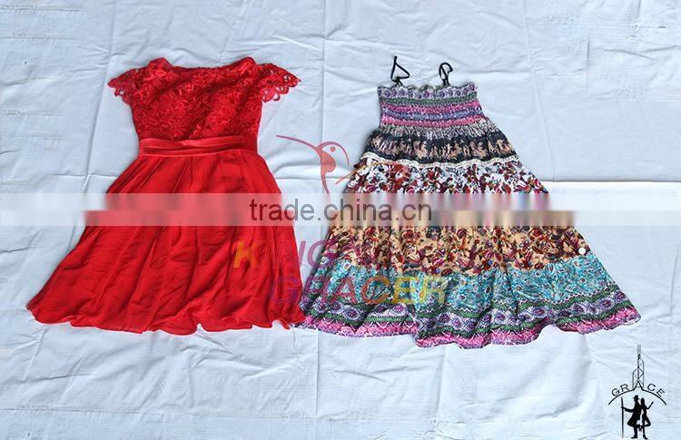 Made In China Stock Unsorted Original Ladies Cotton Dress Wholesale Second Hand Clothes