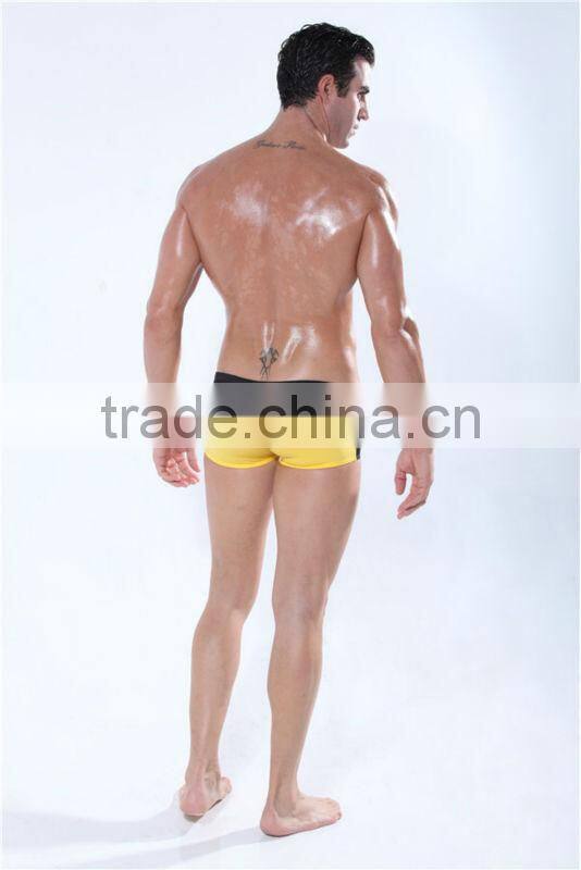 Novelty hot sexy men's modal swimwear boxer sportwear men's underwear swimsuits for boy