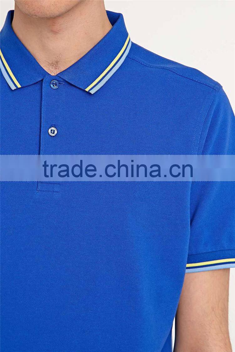 Wholesale bulk polo t shirt CVC fitting polo t shirt polo sweat suits