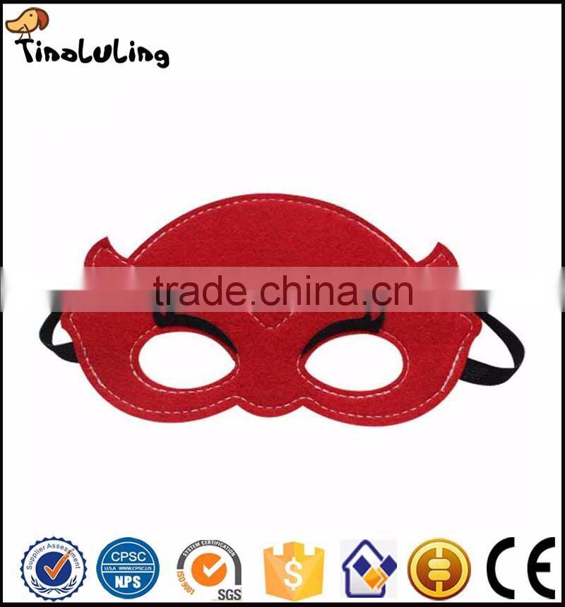 Kids dress up Pretend display cartoon felt mask Catboy Cloak masks
