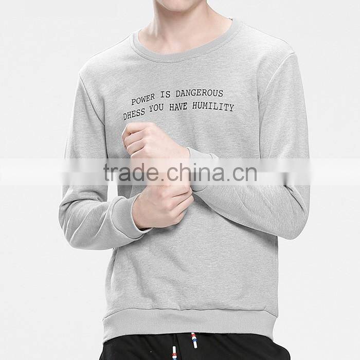 Newly style wholesale customized fashion printed sweatshirt shirts