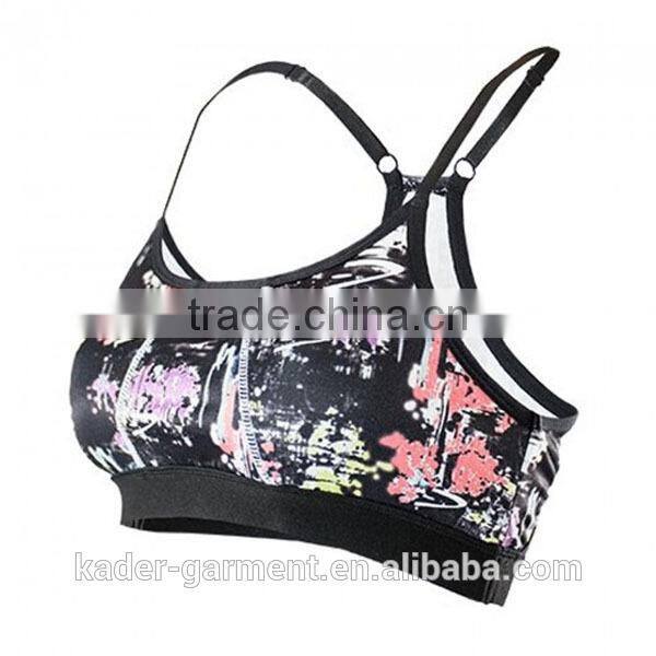 2015 New Custom Breathable Sports Bra/ Women Gym Bra/ Fitness Bra