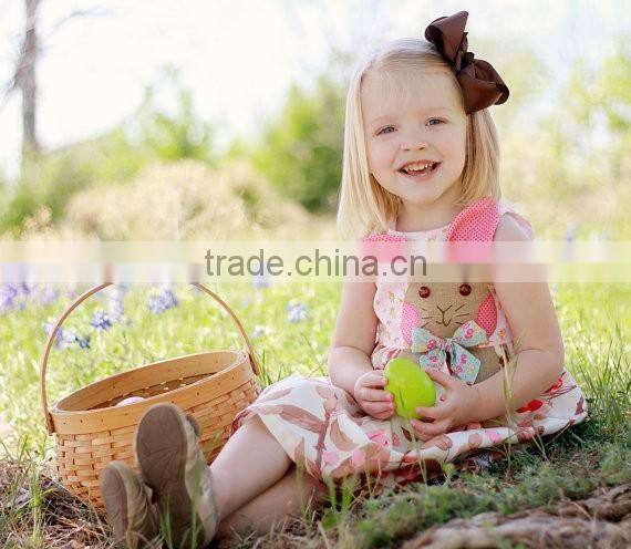 Popular Rabbit Bulk Wholesale Kids Clothing Baby Frock Designs Fancy