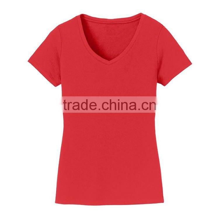 Wholesale printing stylish fancy design women sublimation blank t-shirt