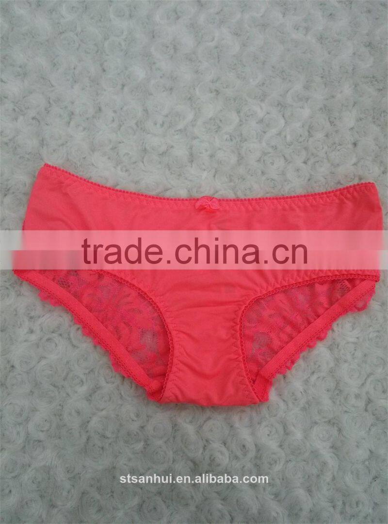 New design fashion sexy women embroidery panty