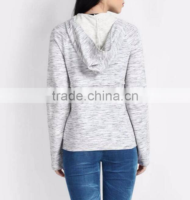 Full face zip hoodie with pocket