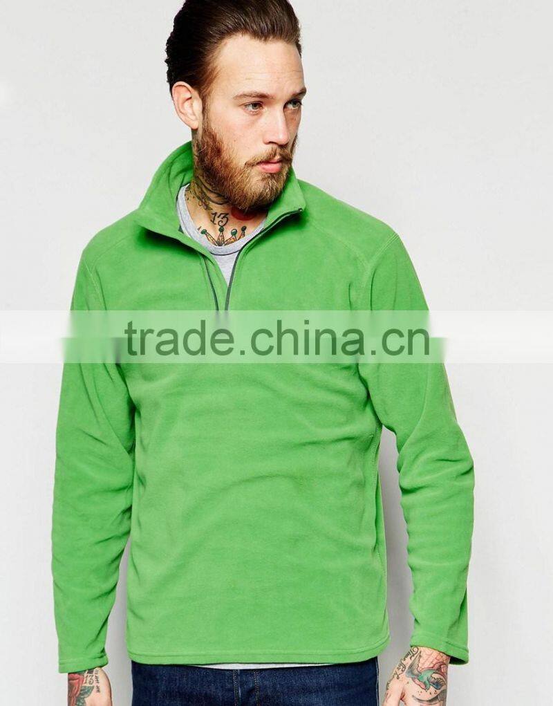 High quality turtle neck long sleeve fleece blanket for men