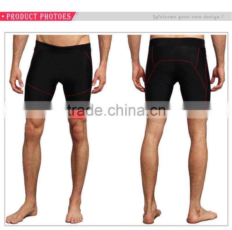 Plus Sweat Compression Shorts Elastic Fitness cycling /sports Shorts for Men