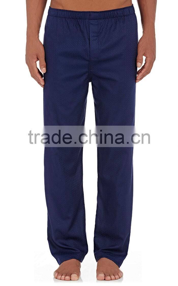 Notched collar mens sleepwear cotton pajamas boy blank leisure suit