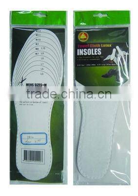 Thin disposable synthetic TPR shoe insoles