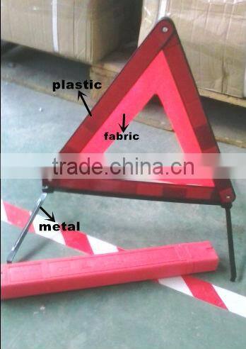 Dazzling Triangular warning for car