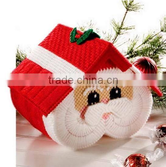 DIY goods,3D Cross stitch Embroidery.beautiful.Tissue Box-005-01