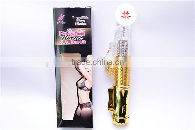 Girls Masturbation Rotating Head Dildo Vibrator Rabbit Sex Toy Massage