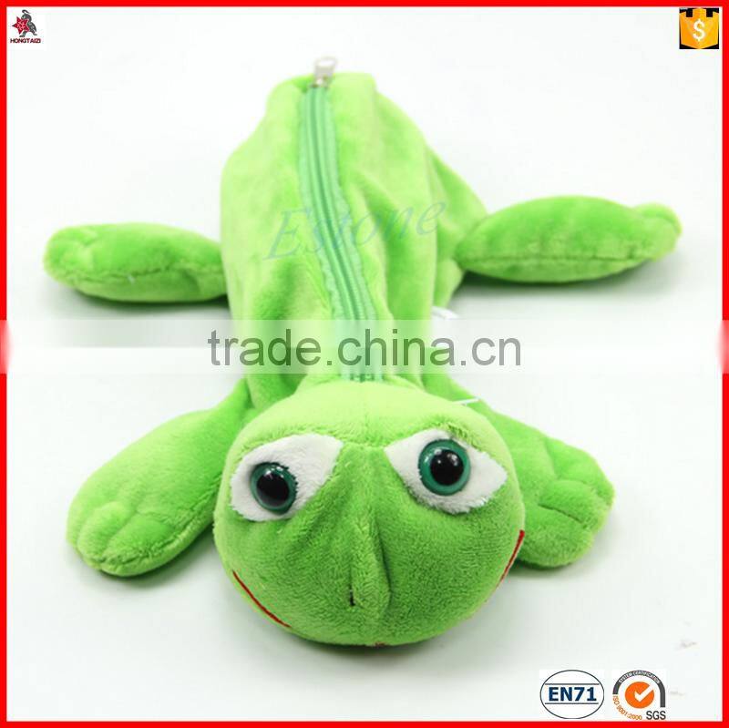 OEM super soft carton animal toy shaped plush pencil case wholesale