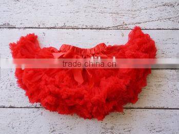 American girls july 4th patriotic navy blue and red chiffon fluffy pettiskirts kids tutu skirts