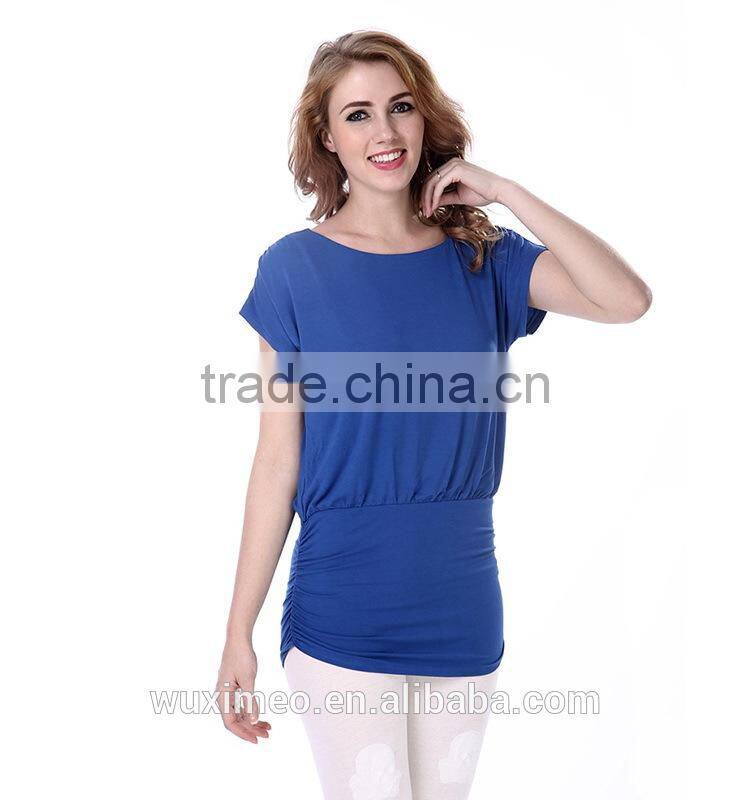 hot sale custom collar office blouse lady