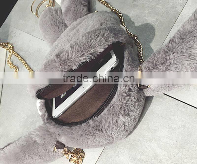 Popular Fashion Rex Rabbit Shoulder bag