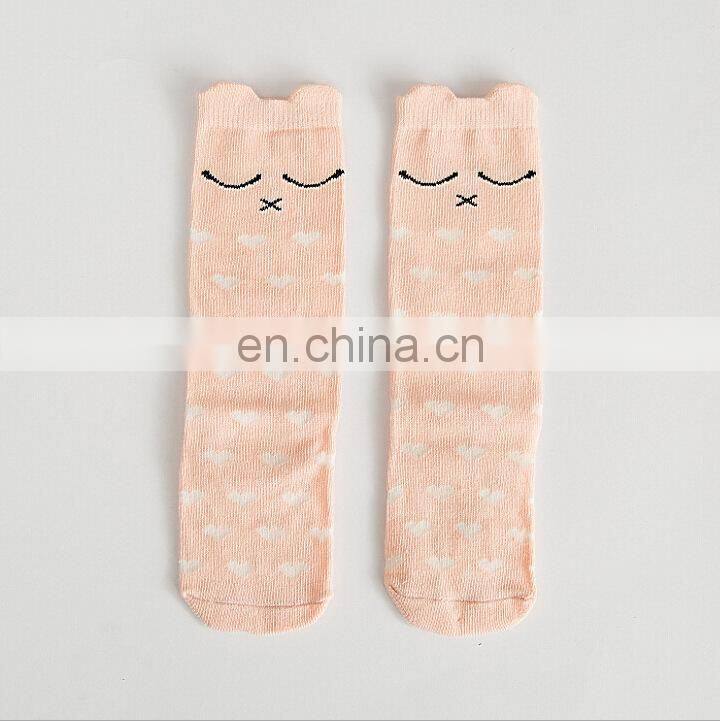 Cartoon Baby Children Cotton Mid-calf Length Sock