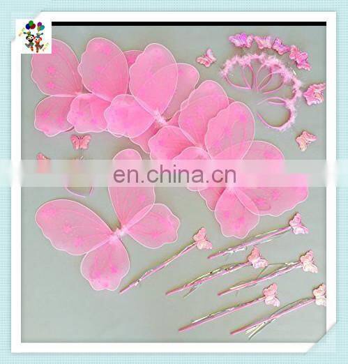 Children Princess Party Wand Headband Set Fairy Wings HPC-0815