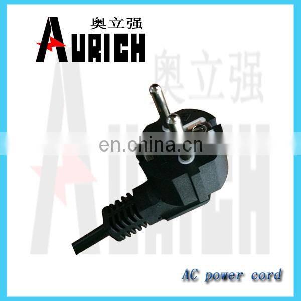 3 core 2.5mm flexible wire european brass plug plug insert power cable xbox 360 power cord 2 prong