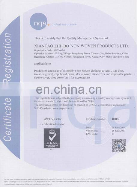 Disposable SMS Doctor Coat/ non woven surgical coat