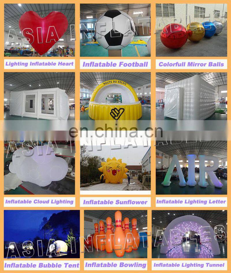 Christmas Promotion PVC Tarpaulin Inflatable Snow Globe, Giant Inflatable Human Snowglobe with Advertising Background