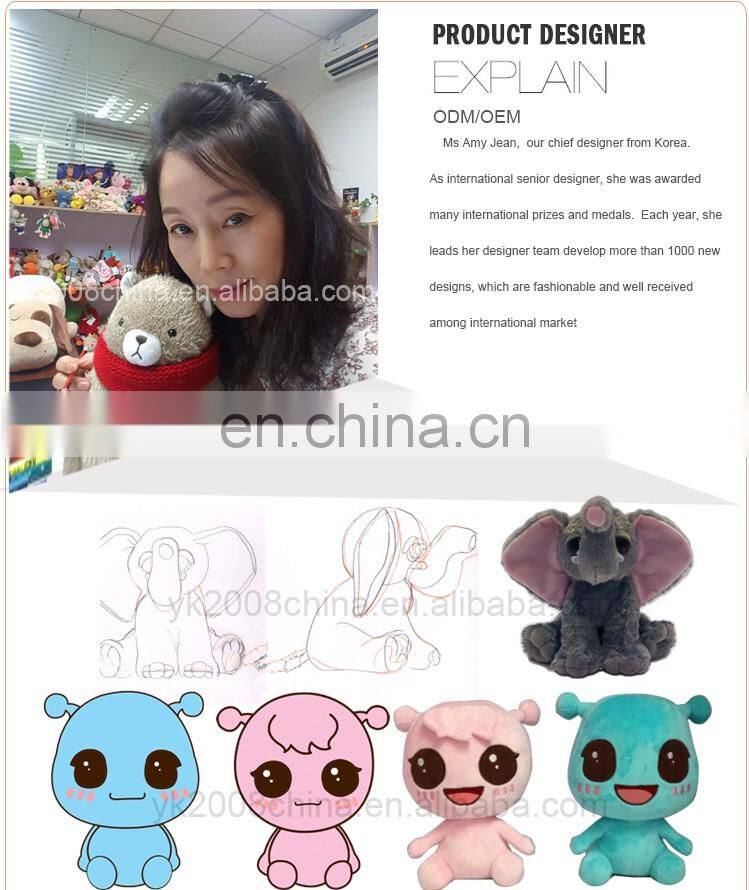 Custom colourful 100% PP cotton plush teddy bear