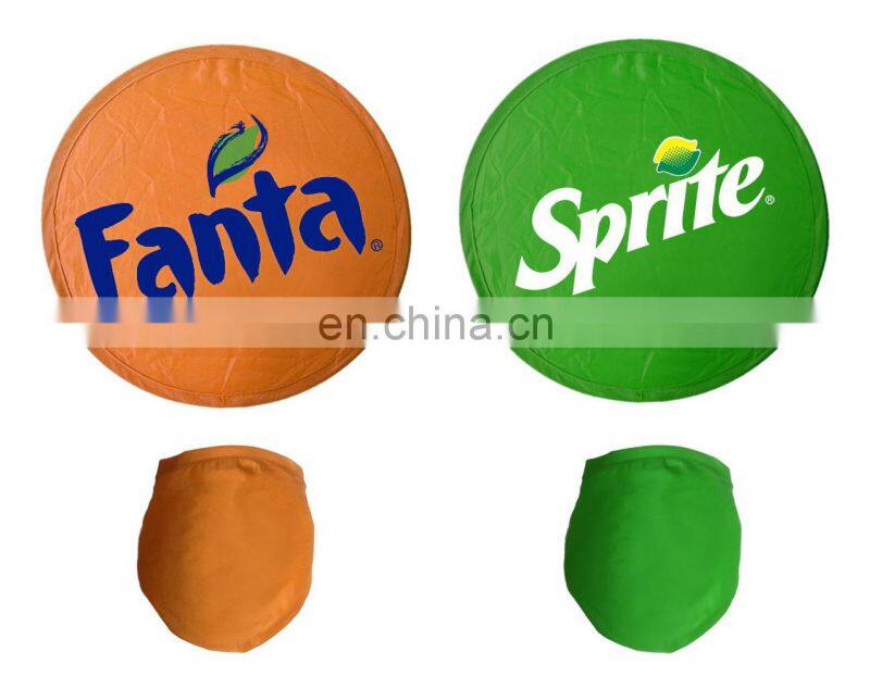 High Quality 190t Nylon Eco Friendly Foldable Frisbee