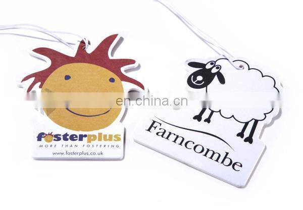 Advertising Promotional Logo Printed Paper Car Air Freshener