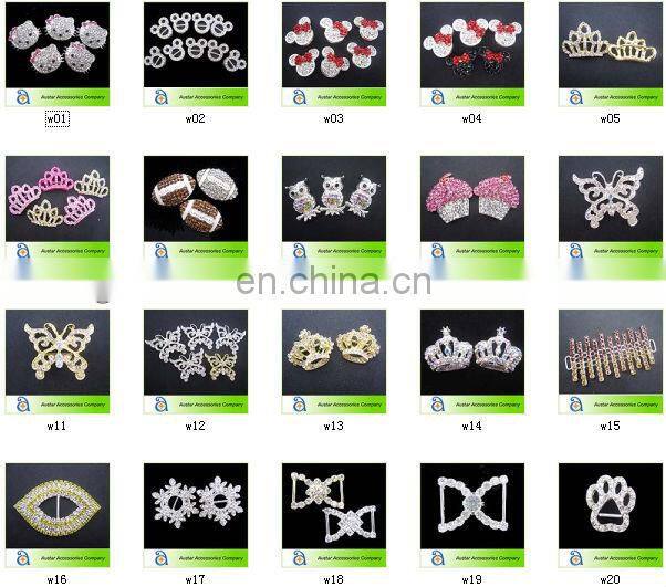 Wholesale rectangles rhinestone clasp buckle