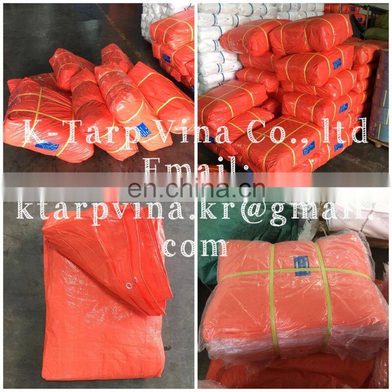 ORANGE COLOR - LIGHT DUTY TARP - 70 GSM - 80 GSM
