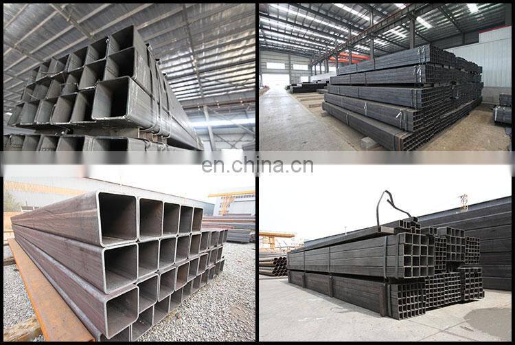 Q195, Q235B, ASTM A36 carbon steel tubes / black steel square pipe