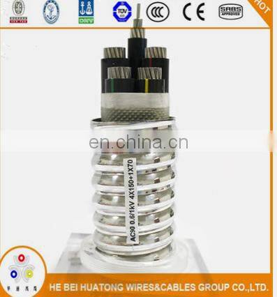 UL1569 standard Interlocked Aluminum MC cable with UL certificate