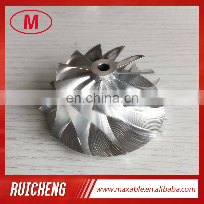 K04 42.00/56.08mm 11+0 blades high performance Turbocharger Billet/milling/aluminum 2618 compressor wheel