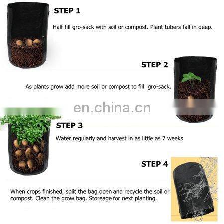 factory wholesale price felt fabric for grow bag