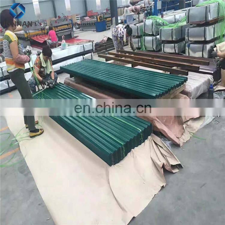 roof was painted with tiles corrugated steel