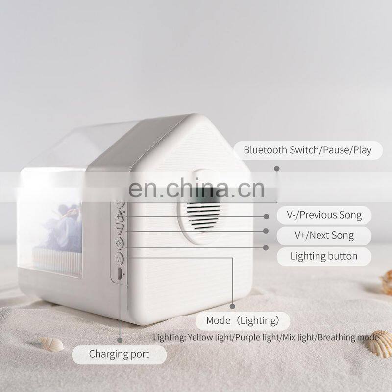 Creative home and party decoration lamp with bluetooth speaker birthday gifts night light for kids