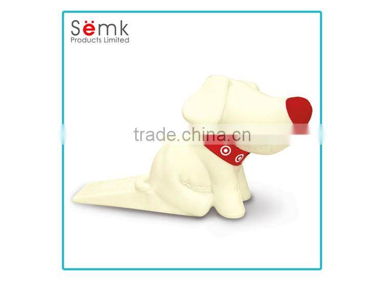 Created decorative door draft stopper sliding magnetic plush dog door stopper