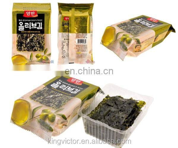 Roasted Seaweed Packaging Machine with Tray Automatic Packing