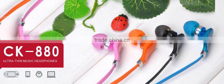 Wired earphones ,Sports Earphone with popular flat noodel cable