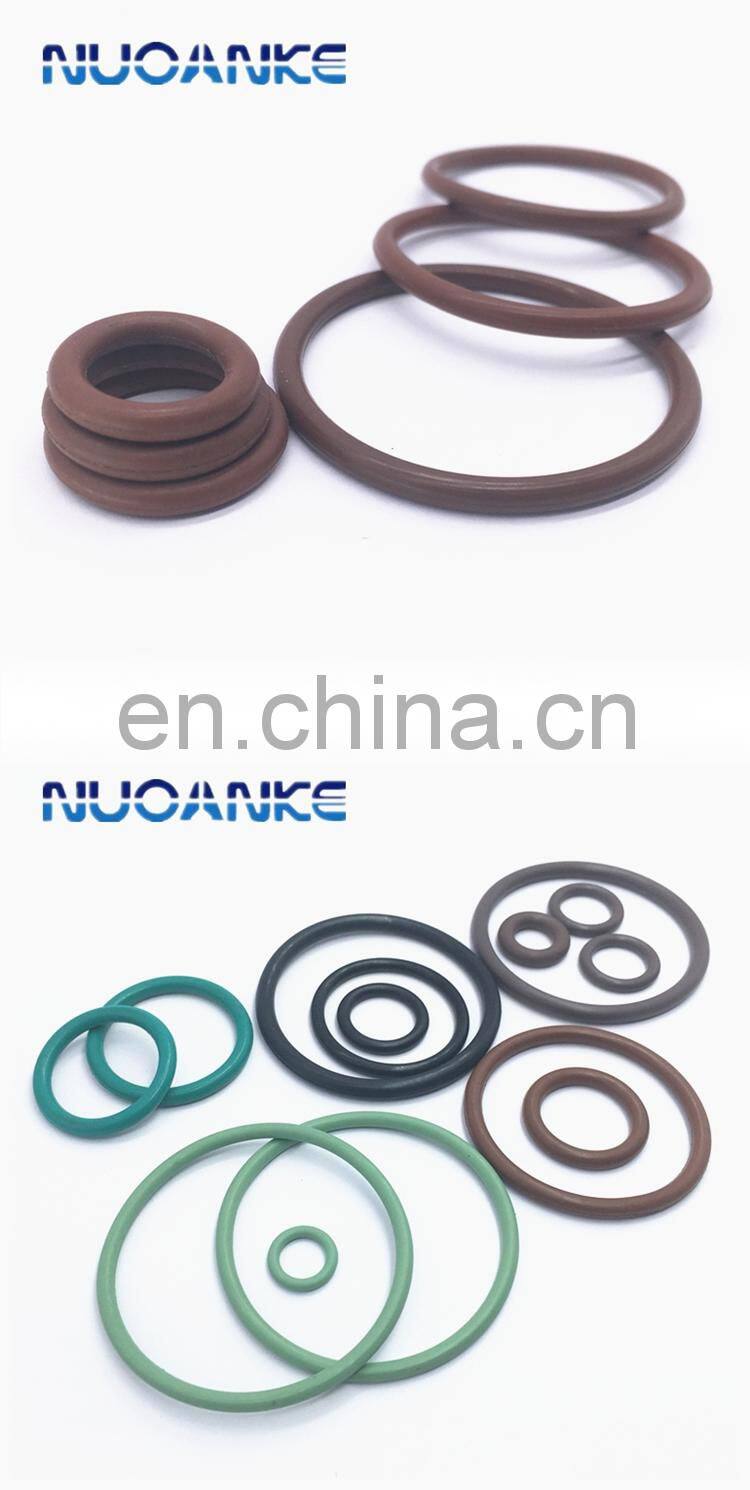 AS568 Standard Rubber Seal O Ring NBR FKM EPDM Silicone ORing Black Green Brown Red Rubber O-Ring Seals