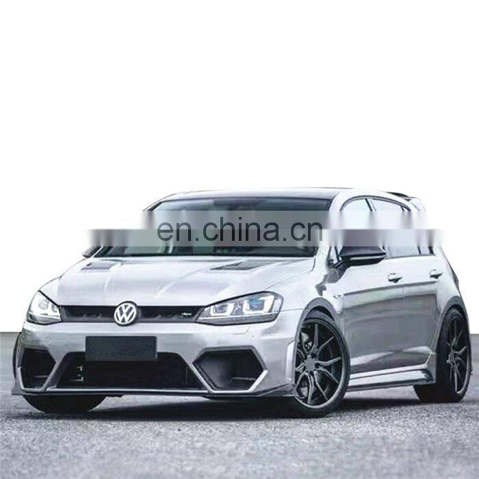 Good fitmen as-pec style wider body kit for Volkswagen Scirocco front bumper rear bumper  side skirts hood wider fender  spoiler