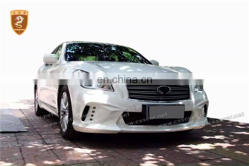 Good quality wd style body kit for infinit M25L/M37/Q70L in frp