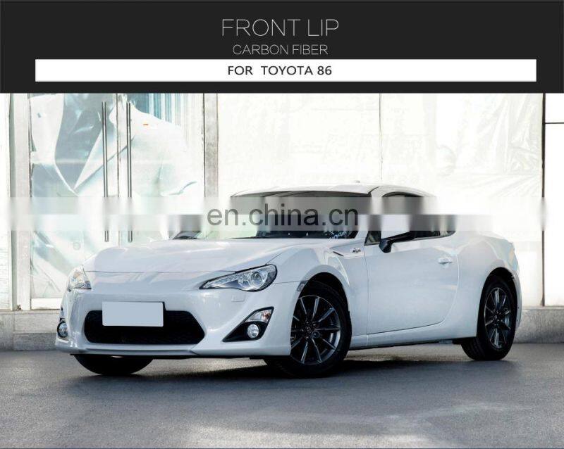 Carbon Fiber Front Bumper Lip Spoiler for Toyota GT 86 2013-2016