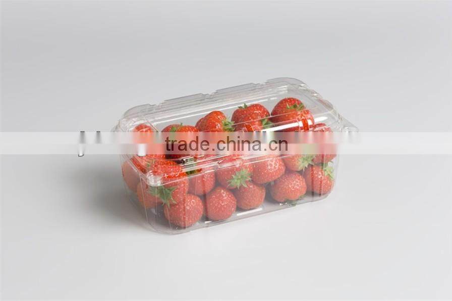 Clear fruit box.plastic fruit container.plastic square fruit box .factory direct plastic fruit box.recycling plastic box