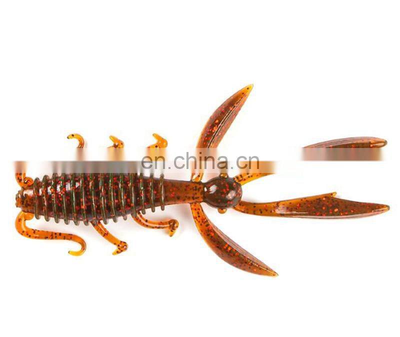 10pcs/bag 1.9g 2.5g Fishing Lure With Box Soft Worm Fishing leurre souple Soft Fishing Lure Combo soft lure