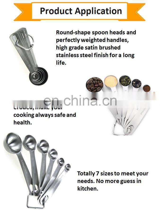 Kitchen Tool stainless steel measuring cups and spoons