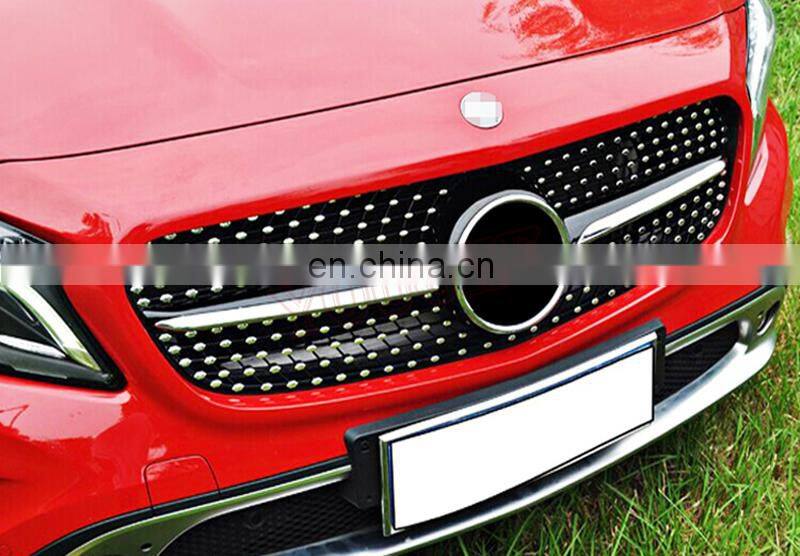 Diamond radiator style front bumper mesh grille grill for Mercedes Benz GLA class X156 W156 2014-2016
