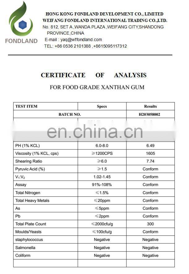 Thickener Pharma Grade Xanthan gum Pharmaceutical Grade