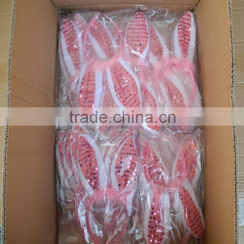 Orange Stretchy Wig Headband for Soccer Club and World Cup